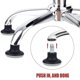 thumbnail image 2 of 5pcs Glides Replacement Office Chair Wheels Stopper Office Chair Swivel Caster Wheels, 2 Inch Stool-l, 2 of 5