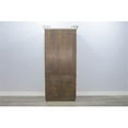 thumbnail image 4 of Pemberly Row Contemporary Wood Two-Tone Display Cabinet with Glass Doors, 4 of 4