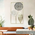 thumbnail image 3 of Namzi Metal Wall Art Decor for Living Room, Home Decor Living Room Wall Decor, Silhouette Wall Art(Black), 3 of 4