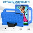 thumbnail image 3 of Samsung Galaxy Tab A 10.1 2019 Case for Kids, Dteck Light Weight Handle Stand Shockproof Protective EVA Case for Samsung Galaxy Tab A 10.1 Inch SM-T510 / T515,Blue, 3 of 6