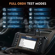 FOXWELL NT624 Elite OBD2 Scanner Full Systems Diagnostic Scan Tool with OIL EPB TPS SAS ABS DPF BMS Injector 8 Reset Service, Automotive Scanner Car Code Reader, AutoVIN, Free Update