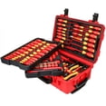 thumbnail image 4 of Juego de Herramientas Aisladas Wiha Rojo con Caja con Ruedas, 80 Uds, 4 of 9