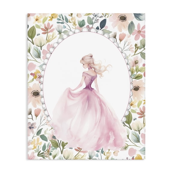 Stupell Industries Shabby Chic Graceful Princess Love Canvas Art, 16 x 20, by Christine Simpson Art