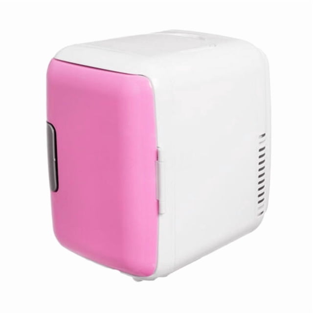 4L 12V/220V Electric Portable Mini Fridge Refrigerator Cooler Freezer Car Home,1 * car refrigerator 1 * car power cord,pink