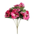 thumbnail image 5 of Bolincty 5 Heads Artificial Pansy Flowers UV Resistant Plastic Plants Fake Faux Flowers for Outdoor Planters Home Indoor Outside Garden Porch Window DIY Decor, 5 of 6