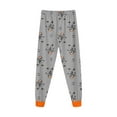thumbnail image 4 of Hessimy Toddler Boys Girls Spring Summer Crewneck Long Sleeve Ocean cartoon Print Sweatshirt & Pants Cute Set（Grey，3-4 Years）, 4 of 6