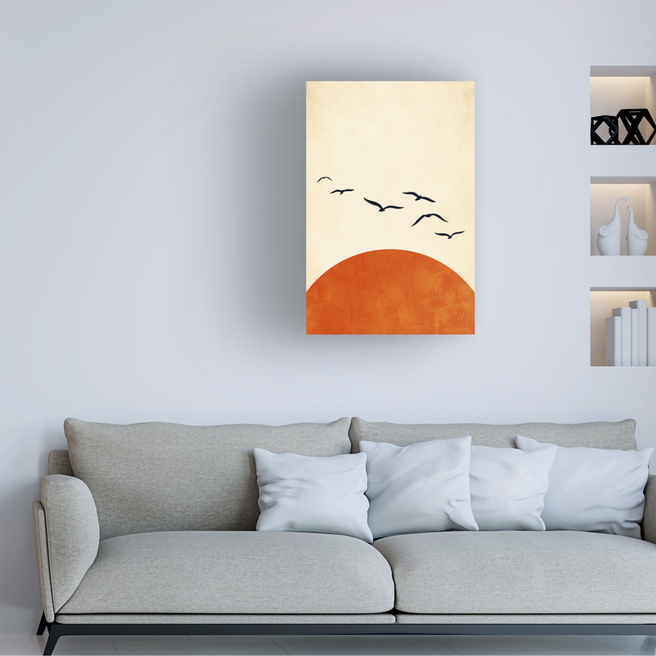 Trademark Fine Art Kubistika   Sunset Dreams Canvas Wall Art