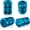 Blue, variant on Universal Tire Valve Stem Caps, 4 Pack Anti-Corrosion Aluminum Alloy Valve Covers, Metal Tire Air Caps with Rubber O-Ring Seal for Cars Trucks SUVs Motorcycles Bikes, Blue
