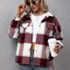 thumbnail image 5 of Pntutb, camiseta de manga larga para mujer, prendas de vestir exteriores holgadas con frente abierto de otoño, blusa a cuadros, abrigo, Tops, chaqueta, liquidación Pntutb Pntutb-5563, 5 of 9