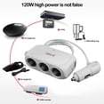 thumbnail image 4 of HOARBOEG Multi Hole Car Mounted 1-to-3 Charging Interface Power Cord Clearance, 4 of 6