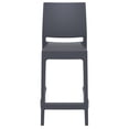 thumbnail image 5 of Luxury Commercial Living 38.5" Gray Solid Patio Counter Stool, 5 of 8