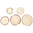 thumbnail image 3 of Natural Wood for Crafts Diy Art Painting, Unfinished Birch Round Log Discs with Visible Tree Rings, Rustic Wall Decor and Ready-To-Use Sanded Wood Canvas for Creative Projects 20 Wood Chips, 3 of 5