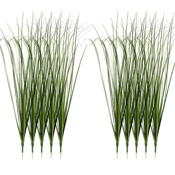 Spring Garden Flowers Lifelike Dogtail Onion Green Bouquet Stunning Home Courtyard Indoor Outdoor Display 10PCS