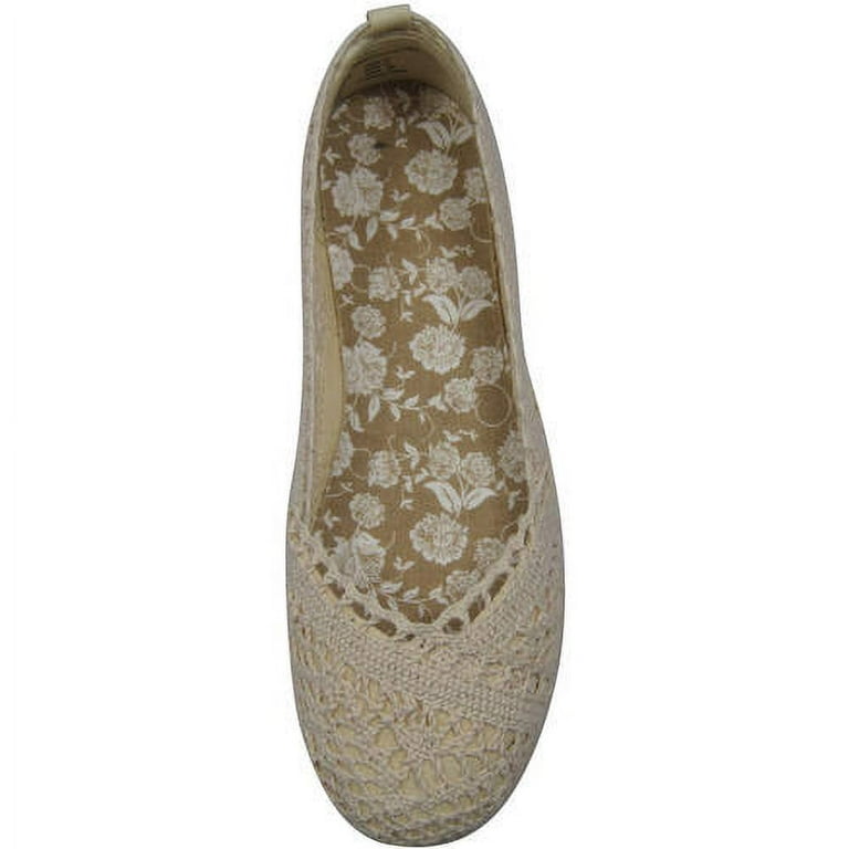 Faded glory women's crochet casual flat best sale