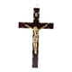 thumbnail image 2 of Crucifijo de madera para pared, cruz católica, decoración de pared, escultura de Jesús Jesús dorado 173x30cm, 2 of 9