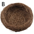thumbnail image 4 of Round Rattan Bird Nest Easter Handmade DIY Craft Vine N2E3 Simulation Decor, 4 of 8