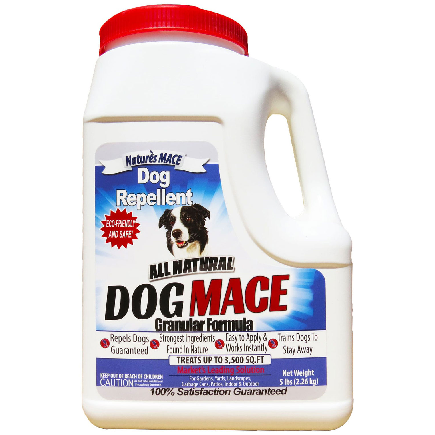 Nature's Mace 5 Lb 3,500 Sq Ft Dog Repellent Animal Deterrent Granular