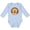 AE-Light Blue, variant on Inktastic Golden Retriever Dog Boys or Girls Long Sleeve Baby Bodysuit
