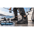 thumbnail image 6 of YUCHANG Men's Rain Boots,Deck Boots for Men,Outdoor Rubber Fishing Garden Waterproof Ankle Rain Boots with High Traction(Black,10.5), 6 of 8