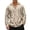 Khaki, variant on QHFBli Mens Long Sleeve Hooded Shirts Casual Buttons Down Shirts with 2 Pockets