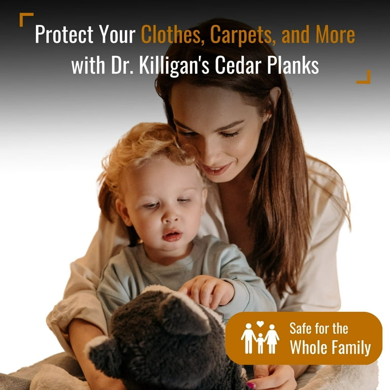 Cedar Planks  Non-Toxic Clothes Moth Repellent – Dr. Killigan's