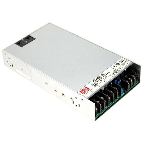 MEAN WELL RSP-500-12 AC to DC Switching Enclosed Power Supply Single Output with PFC Function 12V 41.7A 500.4W
