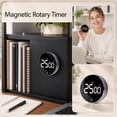 thumbnail image 7 of Digital Magnetic Timer for Kitchen Cooking, Rotating Dial Countdown Alarm with Loud Alert & Clear Display for Baking Grilling Study Purple, 7 of 7