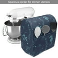 thumbnail image 2 of Underwater Stand Mixer Cover, Hand-Drawn Ocean Creature Goldfish Seahorse, Kitchen Appliance Organizer Bag Cover with Pockets, 5 Quarts, Azure Blue Night Blue, by Ambesonne, 2 of 4