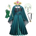 thumbnail image 1 of Frozen Elsa Anna Baby Girls Dress Cosplay Snow Queen Princesa Vestidos Niños Disfraz de Halloween Conjunto de ropa para fiesta de cumpleaños Prom4T (Etiqueta 120) Gao Jinjia LED, 1 of 2