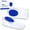 Blue, variant on 4Layers Adjustable Orthopedic Heel Lift, Upgrade Poron Pads Inserts, Max Anti-Shock Cushion for Leg Length Discrepancies, Spurs, Pain, Sports Injuries, and Achilles Tendonitis
