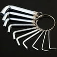 thumbnail image 2 of Hloma 10Pcs Set Portable Hexagon Hex Key Wrench Spanner Bike Bicycle Repair Tool, 2 of 5
