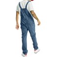thumbnail image 3 of Awdenio Overalls Pants for Men Casual Lightweight Cotton Slim Fit Denim Jumpersuit Workwear Pockets Rompers Ripped Pants Suspender Cargo Trousers, 3 of 6