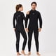 thumbnail image 4 of Traje de traje de traje completo Traje mojado para hombres y mujeres Actividades deportivas de agua de una pieza en agua fría para snorkeling Surfing Spearfishing Man / Black M Advancent OD017131-02, 4 of 7