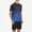 Blue, variant on Mens Athletic Shirts Short Sleeve Crew Neck Quick Dry Gradient Color T-Shirts Casual Loose Fit Gym Workout Tops Tees, 2026 New Limited-time Off