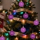 thumbnail image 5 of Fasiaou 1 Counts Christmas Ornaments 6cm Shatterproof Matte Balls with Hangers for Holiday Tree Decorations Festive Party Supplies Bulk Set, 5 of 5