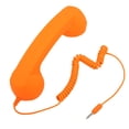 thumbnail image 2 of Combiné Téléphonique Rétro, Prise Son 3,5 mm Combiné Téléphonique Filaire Récepteur, Volume Réglable Résistant aux Rayons pour Téléphones Ordinateurs, Combiné Amusant Unique, 2 of 7