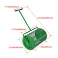 Kojem 24 Inch Peat Moss Compost Roller Spreader with T Handle for Lawn