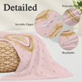 thumbnail image 6 of Golden Crown Standard Size Pillow Cover, Pillowcase Protectors with Zipper, Breathable Decorative Throw Pillow Case Cover, Pink Cartoon Funny Geometric Plaid Art Pillow Shams for Couch Sofa 20x26Inch, 6 of 8