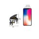 thumbnail image 2 of 1 Red Electric Guitar-shaped Micro-particle Building Block, A Creative And Interesting Micro-particle Music Instrument Small Table Display Three-dimen, 2 of 4