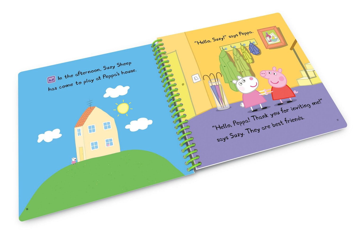 LeapFrog LeapStart Preschool (Level 1) Peppa the Pig Playing Together Storybook - Interactive Activity Book - English Version, 2 to 4 years