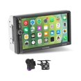 thumbnail image 1 of Double DIN Car Audio, 7-Inch Car Audio, Touch Screen Audio with Reversing Camera, Carplay, 1 of 5