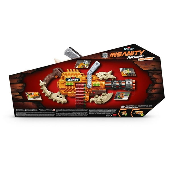 XSHOT Insanity HorrorFire Dread Hammer by Zuru with 48 Darts, Air