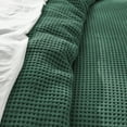 thumbnail image 6 of Levtex Home - Mills Waffle Forest Green Duvet Cover Set - Twin Duvet Cover + One Standard Pillow Case - Forest Green Waffle Weave - Duvet Cover (68 x 88in.) and Pillow Case (26 x 20in.) - Cotton, 6 of 6