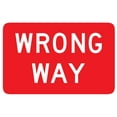 thumbnail image 2 of Wrong Way Sign Wall Decal by Wallmonkeys Peel and Stick Graphic (48 in W x 32 in H) WM63867, 2 of 4