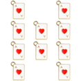 thumbnail image 5 of 10pcs Durable Enamel Poker Card Charms for DIY Jewelry Making – Pendants for Earrings & Necklaces, 5 of 5