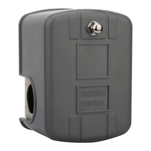 Solimeta Interruptor de presión de bomba de aire 30-50 psi Interruptor de presión de ajuste de presión para bomba de agua Interruptor de presión de pozo Interruptor de presión de bomba