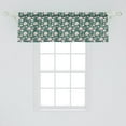 thumbnail image 2 of Ambesonne Leaves Window Valance, Petals on the Water, 42" x 18", Laural Green Multicolor, 2 of 3