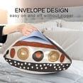 thumbnail image 4 of Yayeee Pillowcase Queen Size Set of 2 Satin Wrinkle Resistant Pillow Case, Black Abstract Dots, 4 of 8