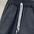 thumbnail image 5 of ZXLBBD Boy's Drawstring Waist Joggers Lightweight Summer Pants for Toddlers Big Kids Breathable Solid Color Sports Trousers Fashion Casual Daily Wear,Black,Size 13 Y-14 Y, 5 of 7