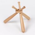 thumbnail image 1 of Wooden Mini Baseball Bat Stand and Circles Bracket kids Mini Baseball Stand Golf Baseball Holder, 1 of 8